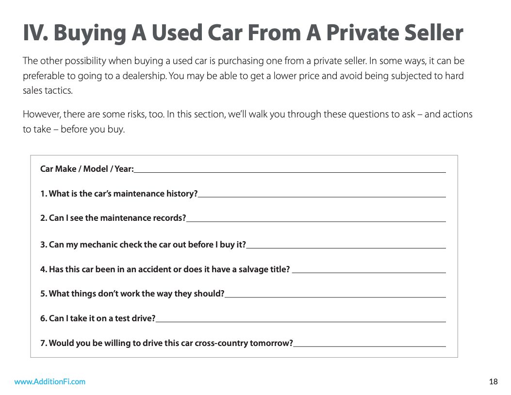 What To Consider When Buying A Used Vehicle