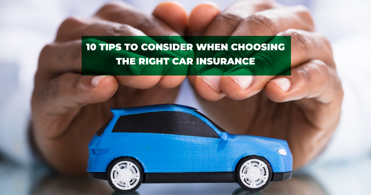 Tips For Choosing The Right Vehicle Insurance
